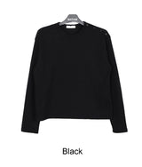 キアンワッフルボタンロングスリーブTシャツ