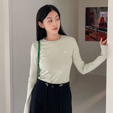 ステッチロゴソフトロングスリーブTシャツ