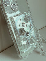 Milky Way Silver Star Resin Magsafe Card Wallet