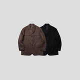 LMN ローガンインシジョンオーバーサイズフィットウールジャケット (2 colors)