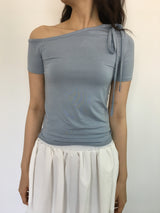 Unbalanced Tie T-Shirt (4color)