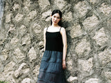 シアープリーツドレス (Black)