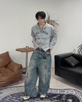 クルーレタリングハイネックジップアップ