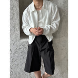 [S/S] ベーシックハーフバンディングショートスラックス（2color）