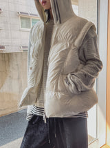 Endo Two Way Hooded Padded Vest