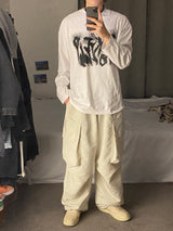 Daily Cargo String Balloon Wide Pants 3C