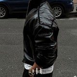 [HFORUS MADE]Blend leather crop jacket