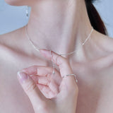 Single star Necklace - Silver