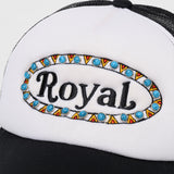 Royal Gemstone Trucker Cap Black