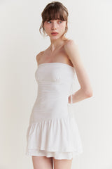 BELLA TUBE DRESS white