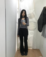フラワースカートパンツ