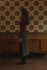 Log turtle neck top_wine