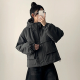 Ted High Neck Hooded Padded Jumper