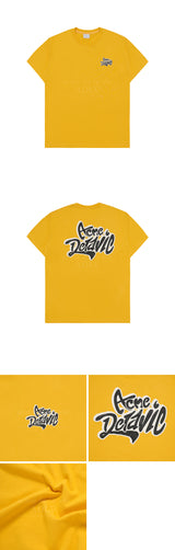 24FW グラフィティフォントロゴ 半袖Tシャツ（海外限定）イエロー