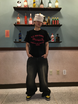 ワイドバギーデニムパンツ(2c)