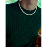 [Unisex] パールボールネックレス