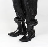 DAVID STONE DVS ANKLE BOOTS (glossy)