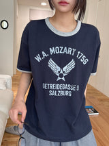 バギー リンガー レタリング タトゥー オーバーサイズ Tシャツ 3カラー