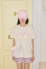 SKR 2ウェイポルカドットミニバッグ (PINK)