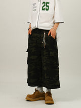 ME CAMOU BERMUDA CARGO PANTS
