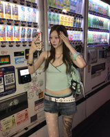 Stripe cap top
