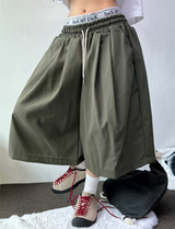 5000SOLD 🥳❤‍🔥 リネンバルーンバミューダ 🖤🤍🩷💚7COLOR