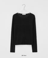 Singer Cut Round Long Sleeve Tee
