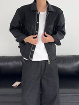 ED Evil Mix Trucker Snap Jacket (2C)