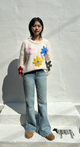 FLARED BOOTCUT DENIM PANTS code 23005