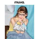 muva.リアルレザー クラウド ショルダーバッグ