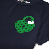 Heartlock Dot Crop T-shirt (Navy)