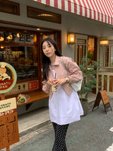 [MADE]ドットプリーツロングブーツカットパンツ