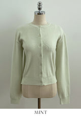 Kobel Round Basic Knit Cardigan