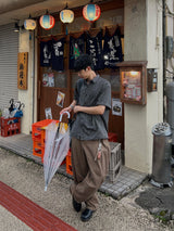 リニアストライプショートスリーブシャツ – M/L (3 Colors)