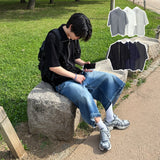 Kamen半袖ニットジップアップ