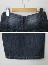 MI Washed Denim Wide Pants (2color)