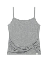 RIBBON SLEEVELESS(GREY)