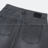LMN Lebo Stone Semi-Wide Denim Pants (2 colors)
