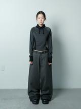 RICENE CAMO ROLL UP COTTON PANTS