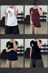メタトラックラインショートスリーブTシャツ