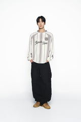 25SS STRIPE FOOTBALL JERSEY GRAY