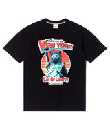 OC キャットオブリベティーTシャツ (ブラック)