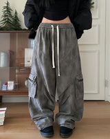 Dyed Parachute Cargo Pants