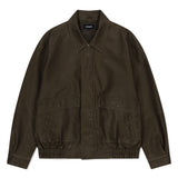 WASHED FAUX LEATHER BLOUSON