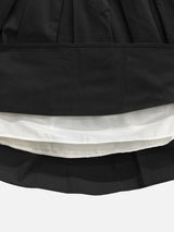 Classic Pintuck Flare Skirt (1c)
