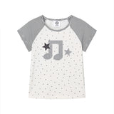 メロディースター ラグランTシャツ - WHITE