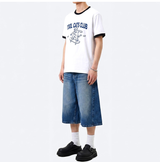 エッセンシャルスタンダード半袖リンガーTシャツ Cool Cats Club ホワイト