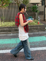 バイアスワイドジーンズ (2C)