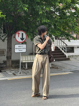 LMN Delt Underpintuck Wide Pants (5 colors)