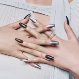 MUZMAK Reusable Glam Design Nail Tip Horoscope(Ballerina)